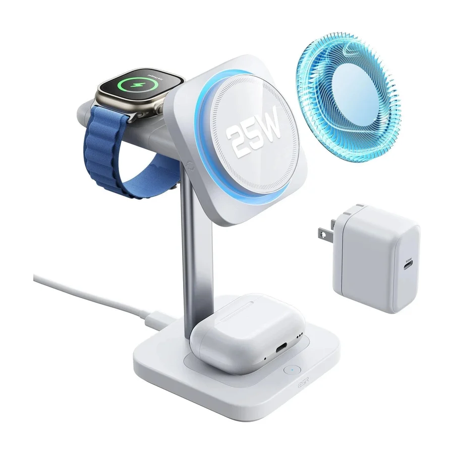 ESR CryoBoost 3-in-1 25W Qi2.2 Charging Station
