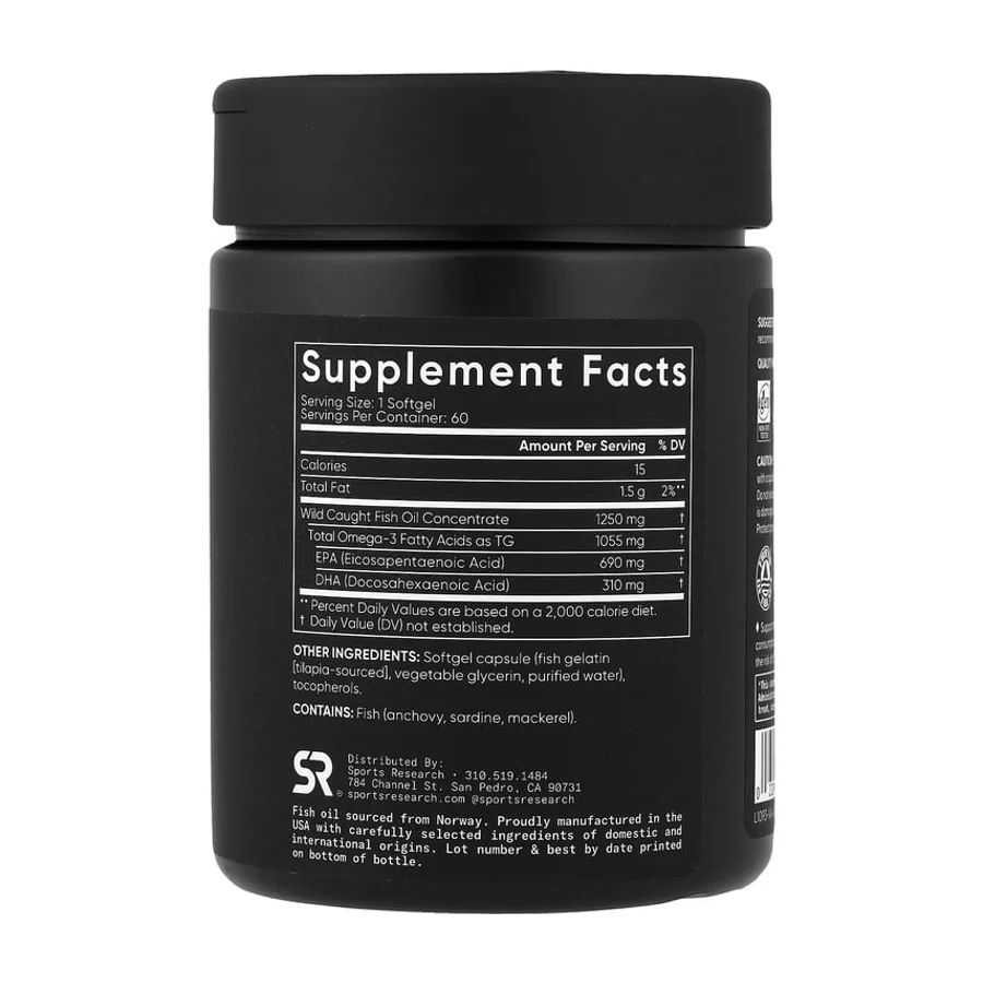 Sports Research Triple Strength Omega-3